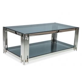Fossil Glass Coffee Table, 120x120x40cm, Transparent (FOSSILASC) | Glass tables | prof.lv Viss Online