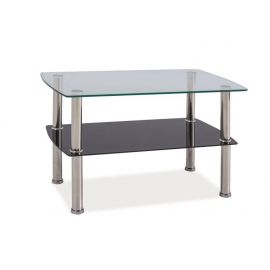 Стол из стекла Signal Irene, 75x75x45 см, прозрачный (IRENETCCH) | Стеклянные столы | prof.lv Viss Online