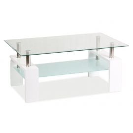 Стол из стекла Signal Lisa, 100x60x55 см, прозрачный (LISABASIC2TB) | Стеклянные столы | prof.lv Viss Online