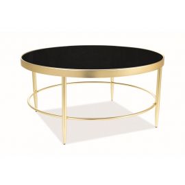 Signal Mystic Glass Coffee Table, 82x82x40cm, Black (MYSTICBCZL) | Coffee tables | prof.lv Viss Online