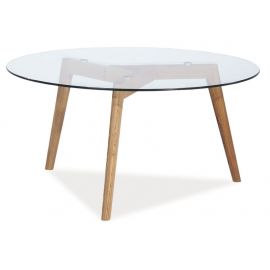 Signal Oslo Glass Coffee Table, 80x80x45cm, Transparent (OSLOL2TD) | Coffee tables | prof.lv Viss Online