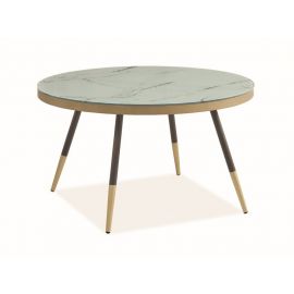 Signal Vega Glass Coffee Table, 80x80x45cm, White (VEGABBC) | Glass tables | prof.lv Viss Online