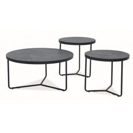 Столик для кофе Signal Demeter, 80x80x40 см, серый (DEMETERSZC) | Signal | prof.lv Viss Online