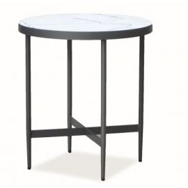 Столик для кофе Signal Dolores, 50x50x55 см, белый (DOLORESCBSZ) | Signal | prof.lv Viss Online