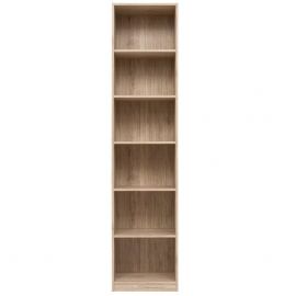 Black Red White Executive Shelf, 50x36x218.5cm, Oak (S340-REG/22/5-DSAJ) | Bedroom furniture | prof.lv Viss Online