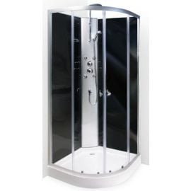 Gotland Viva 80x80cm Massage Shower Cabin White (441510) | Shower cabines | prof.lv Viss Online