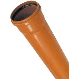 Plastimex PVC External Sewage Pipe SN8 D110 0.5m (93500) | Receive immediately | prof.lv Viss Online