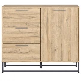Kumode Black Red White Gamla, 112.5x39x95cm, Ozola (L79-KOM1D3S-GOK) | Kumodes | prof.lv Viss Online