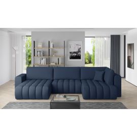 Eltap Bonito Savoi Corner Pull-Out Sofa 175x350x92cm, Blue (CO-BON-LT-40SA) | Corner couches | prof.lv Viss Online