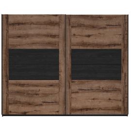 Black Red White Kassel Wardrobe, 60.5x270x218.5cm, Oak (L99-SZF/270-DMON/DCA) | Wardrobes | prof.lv Viss Online