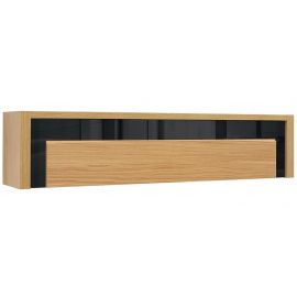 Sienas Plaukts Black Red White Arosa 30x160x36cm | Sienas plaukti | prof.lv Viss Online