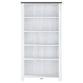 Black Red White Antwerp Shelf, 40x106x203cm, Black, White (S214-REG/20/10-MSJ/SOL) | Wardrobes, drawers, shelves | prof.lv Viss Online