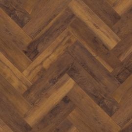 Krono Original Flooring Laminate 32.k.,4v 630x126x8mm Herringbone K411 Laguna Oak, 8mm, Dark | Flooring | prof.lv Viss Online