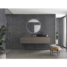 Sienu paneļi mitrām telpām Fibo Marcato, Melns marmors (2272-M6060 S) 11x620x2400mm | Sienu un griestu apdares paneļi | prof.lv Viss Online