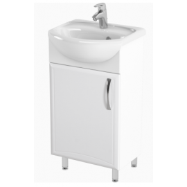 Aqua Rodos Декор 45 раковина для ванной комнаты с шкафчиком Белый (195710)
