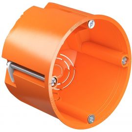 Коробка для монтажа Kaiser O-range Zemapmetuma, круглая, 68x68x62 мм, оранжевая | Инсталляционные материалы | prof.lv Viss Online