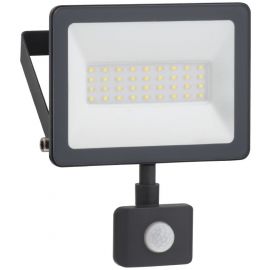 Schneider Electric Mureva LED Floodlight With Sensor 20W/6500K, 2000lm, IP44, Black (IMT47217) | Spotlights | prof.lv Viss Online