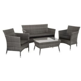 Home4you Waters Garden Furniture Set Grey | Outdoor furniture sets | prof.lv Viss Online