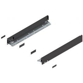 Blum Legrabox N Drawer Sides 500x66.5mm, Black (770N5002S TS-M) | Accessories for drawer mechanisms | prof.lv Viss Online