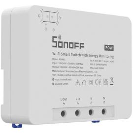 Viedais WiFi slēdzis Sonoff POWR3 ar jaudas uzraudzību White (6920075776768) | Viedais apgaismojums un elektropreces | prof.lv Viss Online