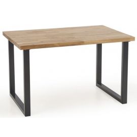 Halmar Radus Oak/Black 120x78cm Dining Table | Halmar | prof.lv Viss Online