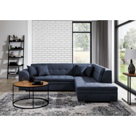 Eltap Pieretta Soro Corner Pull-Out Sofa 58x260x80cm, Blue (Prt_55) | Corner couches | prof.lv Viss Online