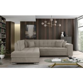 Eltap Pieretta Paros Corner Pull-Out Sofa 58x260x80cm, Beige (Prt_45) | Corner couches | prof.lv Viss Online