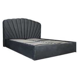 Кровать Eva для двуспальной кровати 160x200 см, без матраса, серого цвета | Двуспальные кровати | prof.lv Viss Online
