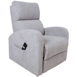 Кресло отдыха Home4You Barny Светло-серый | Реклайнеры | prof.lv Viss Online