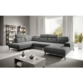 Угловой диван Eltap Bretan Flores 205x350x107 см, серый (CO-BRE-LT-04FL) | Угловые диваны | prof.lv Viss Online