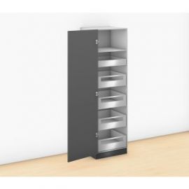 Blum Legrabox Space TOWER, 450mm, Stainless Steel (53.45.03.15) | Blum | prof.lv Viss Online