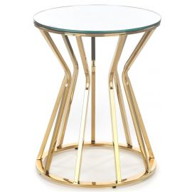 Halmar Afina Coffee Table 50x45cm Gold | Halmar | prof.lv Viss Online