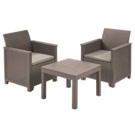 Dārza Mēbeļu Komplekts Keter Emma, Galds + 2 krēsli, Bēšs (29209482587) | Dārza mēbeļu komplekti | prof.lv Viss Online