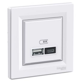 Schneider Electric Asfora Surface-Mounted Data Outlet, White (EPH2700321) | Schneider Electric | prof.lv Viss Online