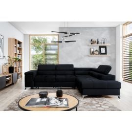 Eltap Eridano Solar Corner Pull-Out Sofa 202x275x90cm, Black (Eri_62) | Corner couches | prof.lv Viss Online