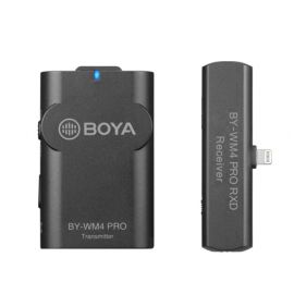 Беспроводной микрофон Boya BY-WM4 Pro-K3 для настольного использования, черный | Boya | prof.lv Viss Online