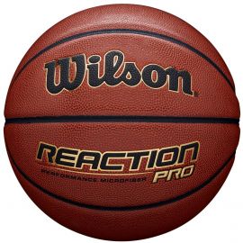 Мяч для баскетбола Wilson Reaction Pro 5 черно-оранжевый (WTB10139XB05) | Баскетбольные мячи | prof.lv Viss Online