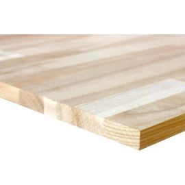 Ламельная клееная доска из ясеня A 26x600x600 мм | Клееные деревянные плиты | prof.lv Viss Online