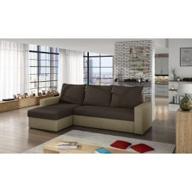 Eltap Livio Alova/Alova Corner Pull-Out Sofa 57x237x90cm, Brown (LIV15) | Sofas | prof.lv Viss Online