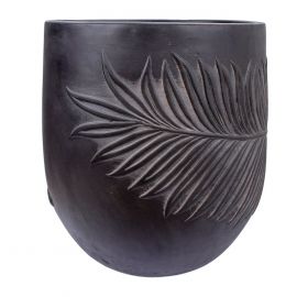Home4You Flower Pot Palm-2 D57xH57cm, Dark Grey (88044) | Flower pots | prof.lv Viss Online