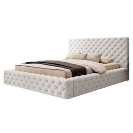 Eltap Prince Bed Frame 180x200cm, Without Mattress, White (BE-PRI-MET-01ROY_1.8) | Beds | prof.lv Viss Online