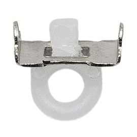 Dekorika No. 4060 Fixing Clips for Aluminum Profile, 4pcs, White | Curtain hooks and accessories | prof.lv Viss Online