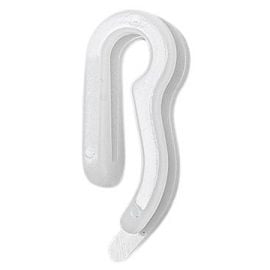 Dekorika No.2502 Double Hooks for Sliding Loop, 30pcs, White | Curtain hooks and accessories | prof.lv Viss Online