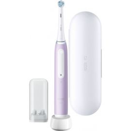 Braun Oral-B iO4 Series Lavender Electric Toothbrush White/Violet | Electric Toothbrushes | prof.lv Viss Online