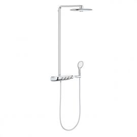 Grohe Rainshower SmartControl 360 Duo shower system with thermostat, hand shower Power&Soul 115, chrome (26250000) | Shower systems | prof.lv Viss Online