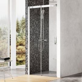Ravak Matrix 100cm MSD2-100 L Shower Door, Left Side, Transparent Satin | Shower doors and walls | prof.lv Viss Online