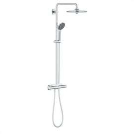Grohe Vitalio Joy 260 shower system with shower thermostat Vitalio Joy 260, chrome (26403001) | Faucets | prof.lv Viss Online