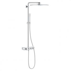 Grohe Euphoria Cube DUO 310 SmartControl shower system with thermostat, chrome, 26508000 | Shower systems | prof.lv Viss Online