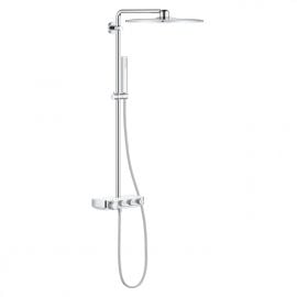 Grohe Euphoria Cube DUO 310 SmartControl shower system with thermostat, white/chrome, 26508LS0 | Shower systems | prof.lv Viss Online