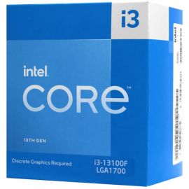 Procesors Intel Core i3 i3-13100F, 4.5GHz, Ar Dzesētāju (BX8071513100F) | Datoru komponentes | prof.lv Viss Online
